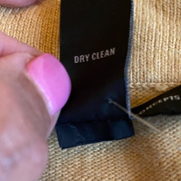 INC NWT Womens Gold Beaded Open Cardigan Sweater 1X Quiet Luxury Glam Party Y2K - Picture 4 of 11